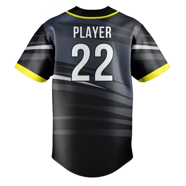 Baseball Jersey # DZ - 2851 - Image 2