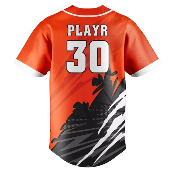 Baseball Jersey # DZ - 2854 - Image 2