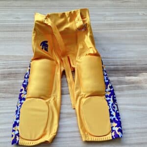 all in one american football integrated pants size chart